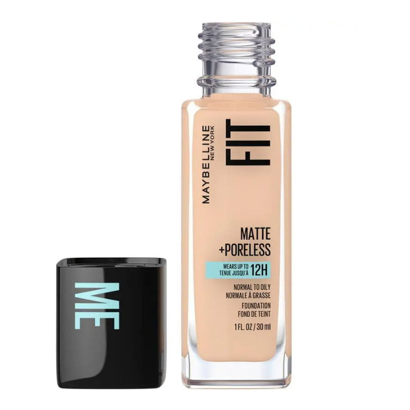 3x Maybelline Fit Me Matte & Poreless Mattifying Liquid Foundation 122 Creamy Beige