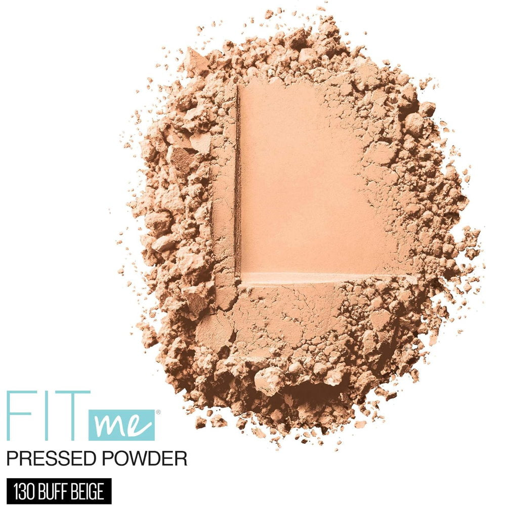 12x Maybelline Fit Me Matte & Poreless Pressed Powder 8.5g 130 Buff Beige