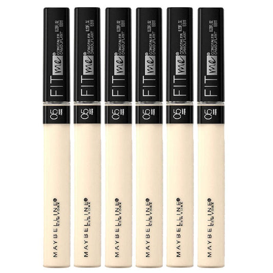 6x Maybelline Fit Me Natural Coverage Concealer 6.8ml 05 Ivory