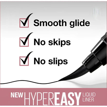 3x Maybelline Hyper Easy Liquid Pen Eyeliner 800 Pitch Black