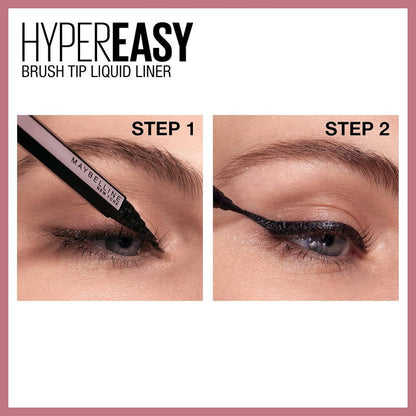 6x Maybelline Hyper Easy Liquid Pen Eyeliner 800 Pitch Black