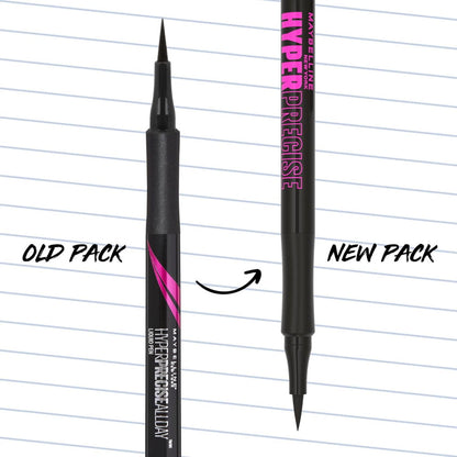 3x Maybelline Hyper Precise All Day Liquid Eyeliner 700 Black