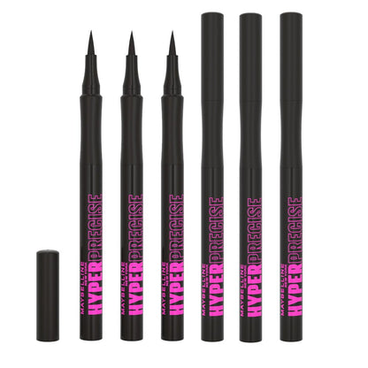 6x Maybelline Hyper Precise All Day Liquid Eyeliner 700 Black