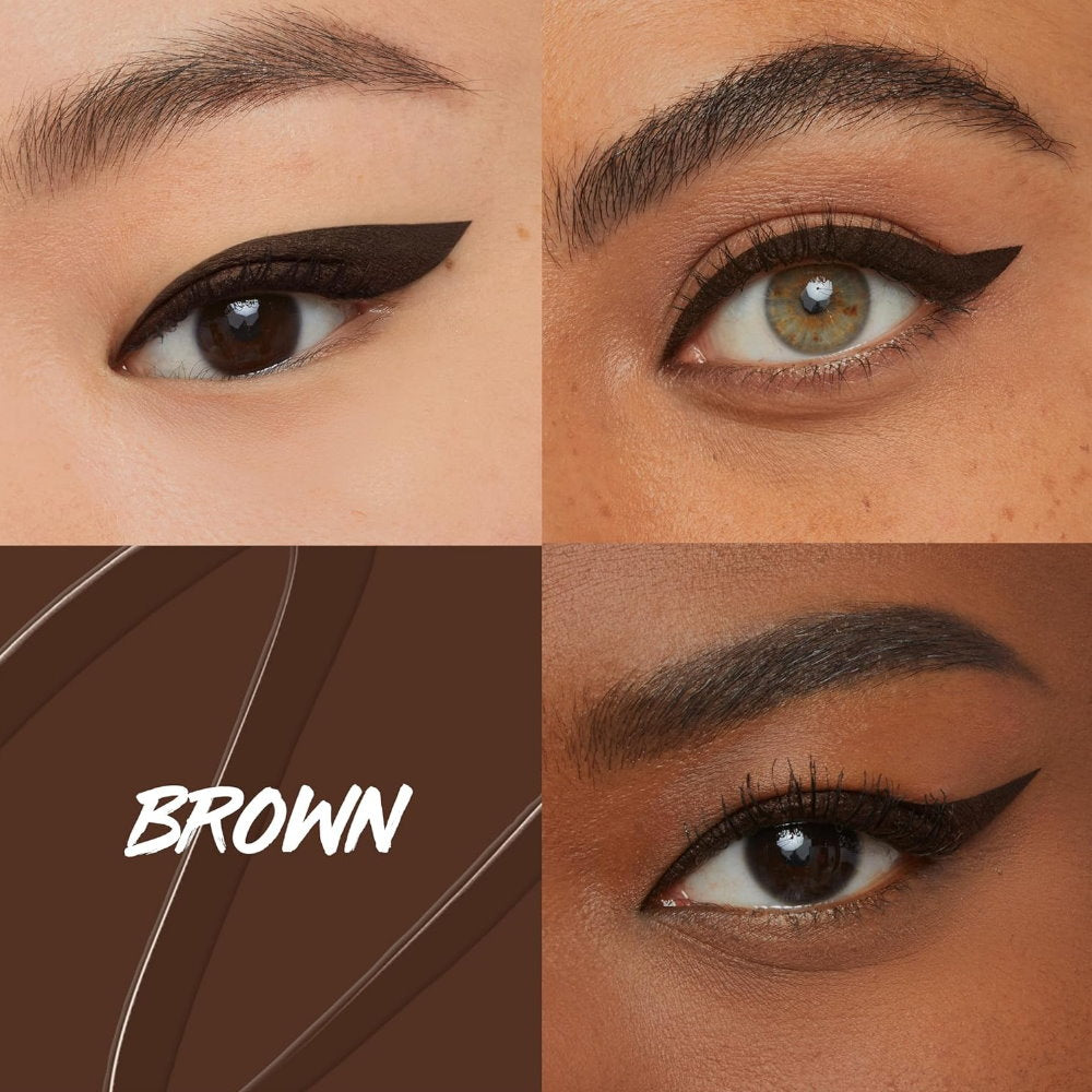 3x Maybelline Hyper Precise All Day Liquid Eye liner 710 Forest Brown