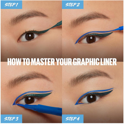 3x Maybelline Hyper Precise All Day Liquid Eye liner 700 Black