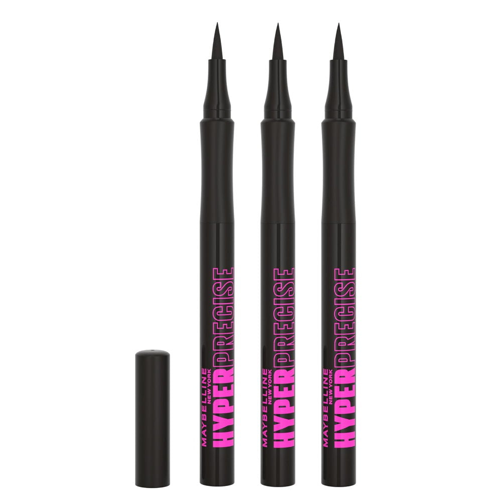 3x Maybelline Hyper Precise All Day Liquid Eyeliner 700 Black