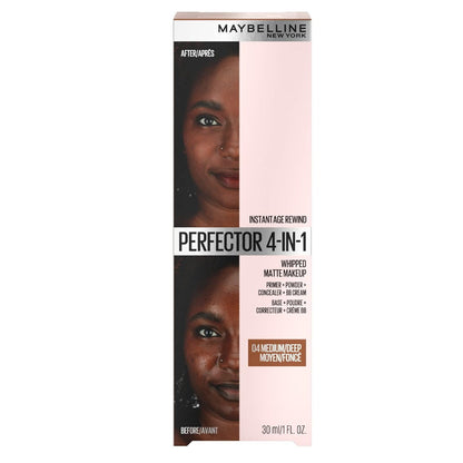 6x Maybelline Instant Anti Age Perfector 4 in 1 Whipped Matte Makeup 04 Medium Deep