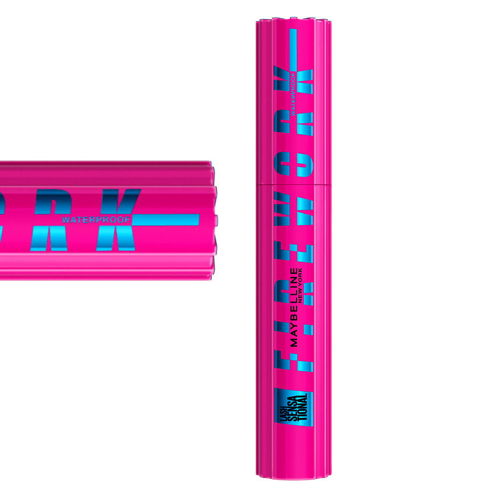 6x Maybelline Lash Sensational Firework Waterproof Mascara 8.75ml Blackest Black