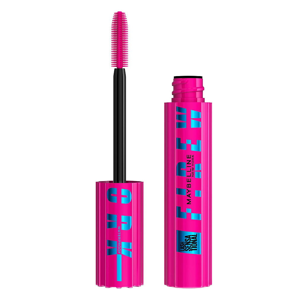 6x Maybelline Lash Sensational Firework Waterproof Mascara 8.75ml Blackest Black