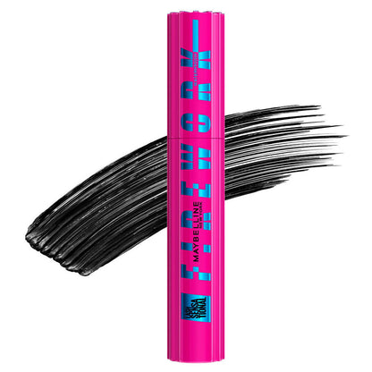 3x Maybelline Lash Sensational Firework Waterproof Mascara 8.75ml Blackest Black