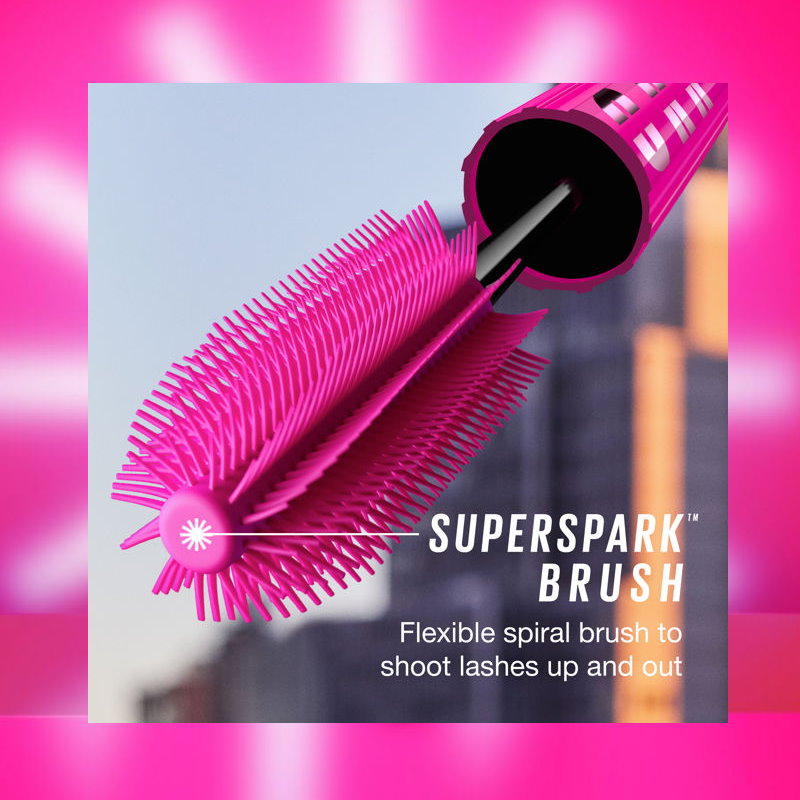 6x Maybelline Lash Sensational Firework Waterproof Mascara 8.75ml Blackest Black