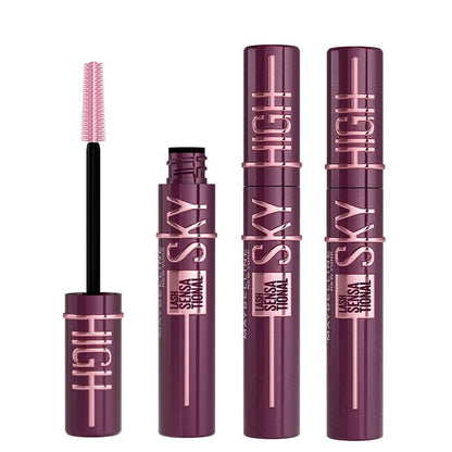 3x Maybelline Lash Sensational Sky High Mascara 793 7.2ml Burgundy Haze
