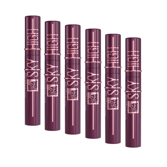 6x Maybelline Lash Sensational Sky High Mascara 793 7.2ml Burgundy Haze