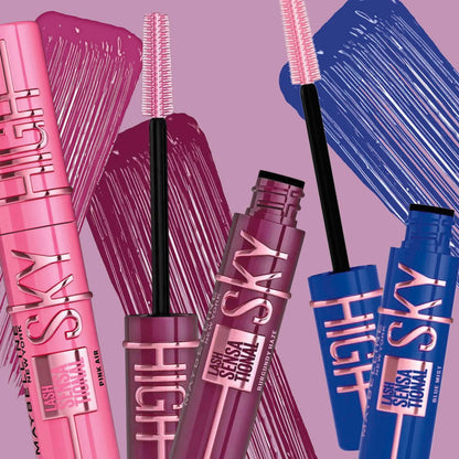 3x Maybelline Lash Sensational Sky High Mascara 793 7.2ml Burgundy Haze