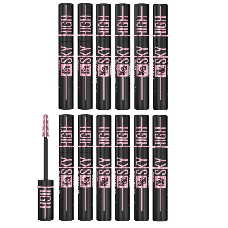 12x Maybelline Lash Sensational Sky High Mascara - 799 Cosmic Black