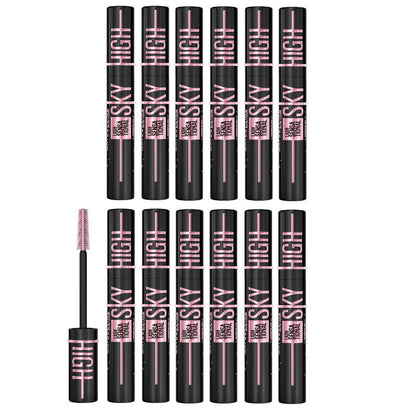 12x Maybelline Lash Sensational Sky High Mascara - 799 Cosmic Black