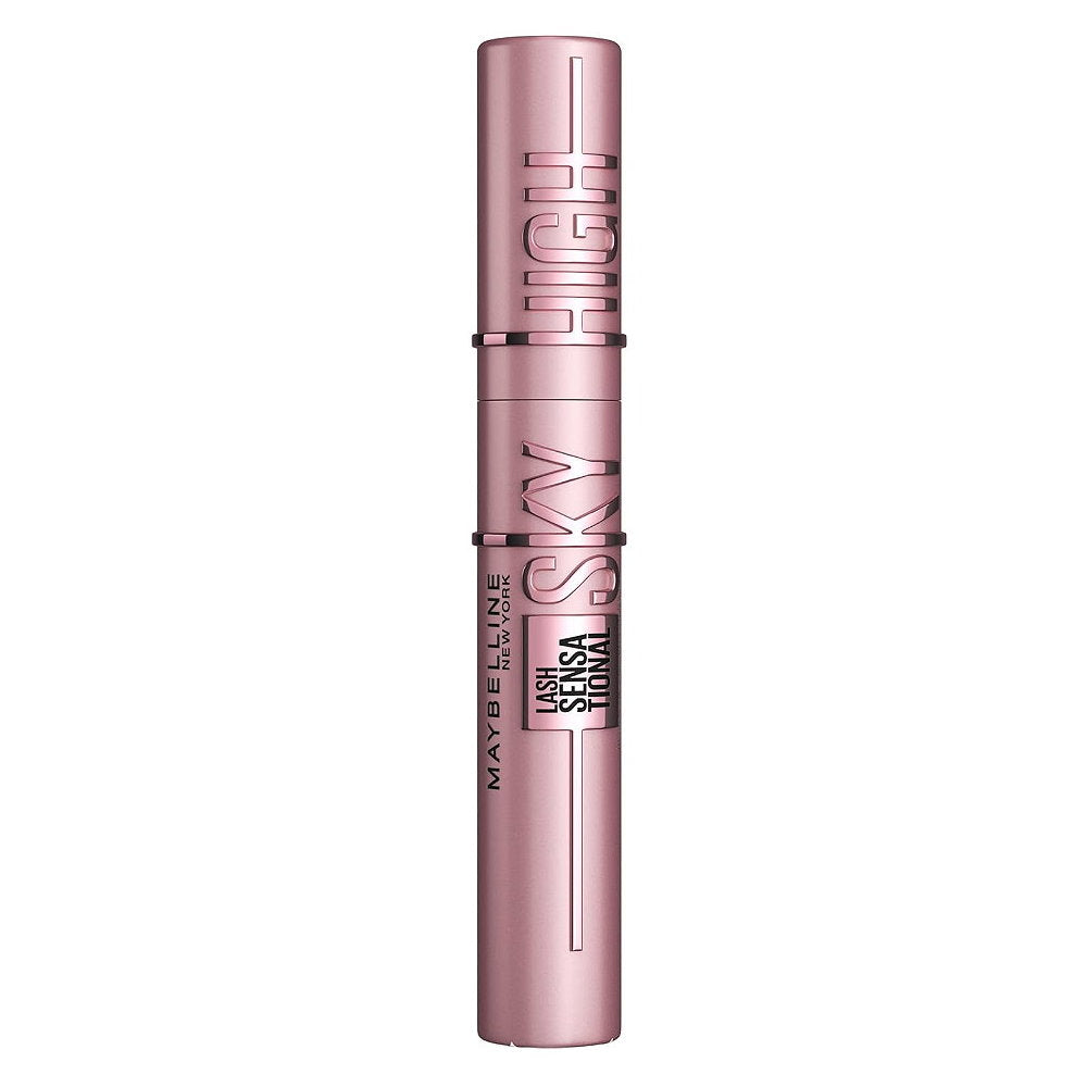 3x Maybelline Lash Sensational Sky High Washable Mascara 01 Very Black (carded)