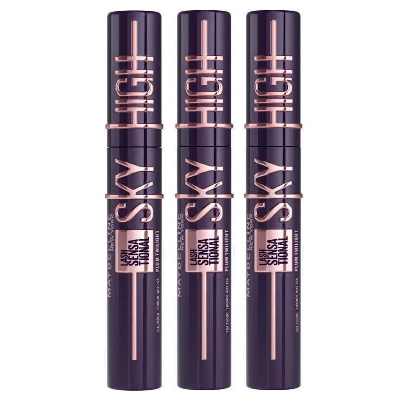 3x Maybelline Lash Sensational Sky High Mascara Plum Twilight 7.2ml