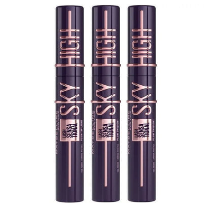 3x Maybelline Lash Sensational Sky High Mascara Plum Twilight 7.2ml