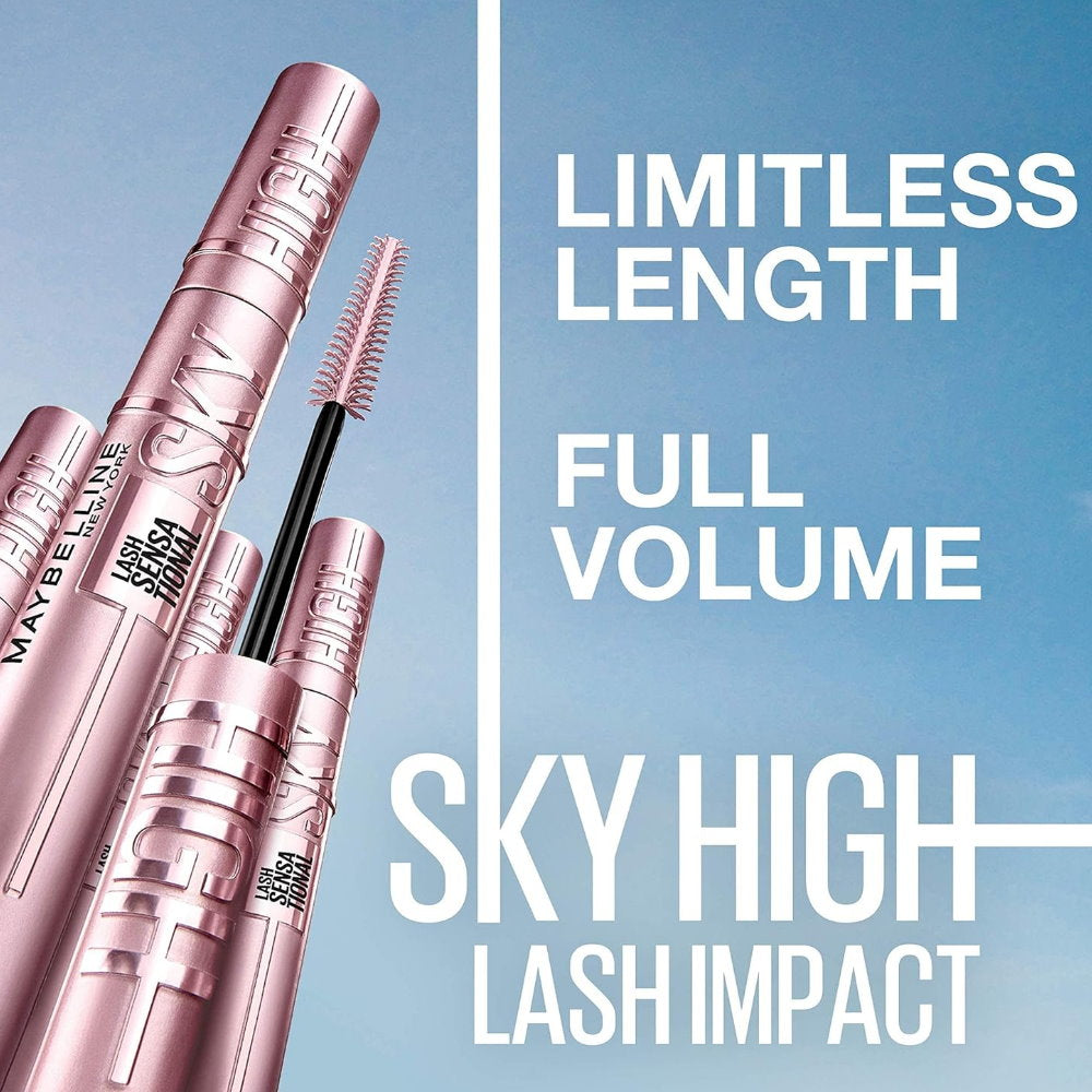 12x Maybelline Lash Sensational Sky High Washable Mascara 7.2ml 01 Very Black
