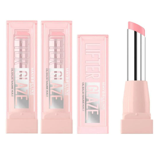 3x Maybelline Lifter Glaze Lip Balm 002 Pink Drip