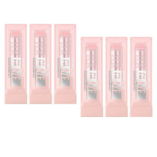 6x Maybelline Lifter Glaze Lip Balm 002 Pink Drip