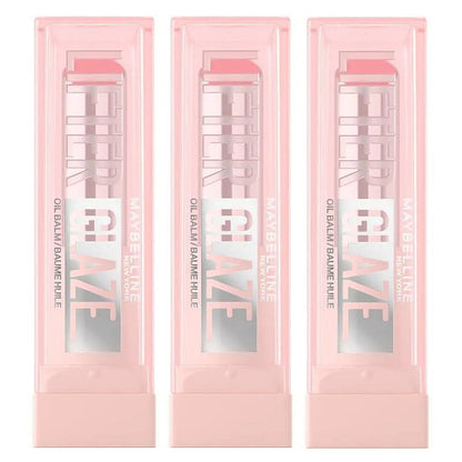 3x Maybelline Lifter Glaze Lip Balm 004 Cherry Swirl