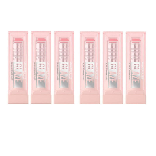 6x Maybelline Lifter Glaze Lip Balm 004 Cherry Swirl