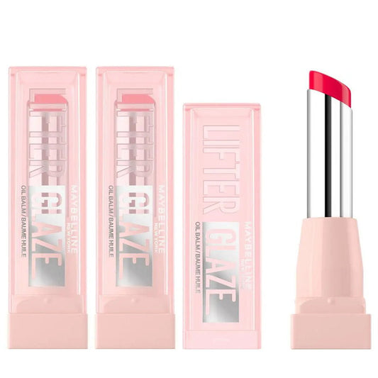 3x Maybelline Lifter Glaze Lip Balm 004 Cherry Swirl