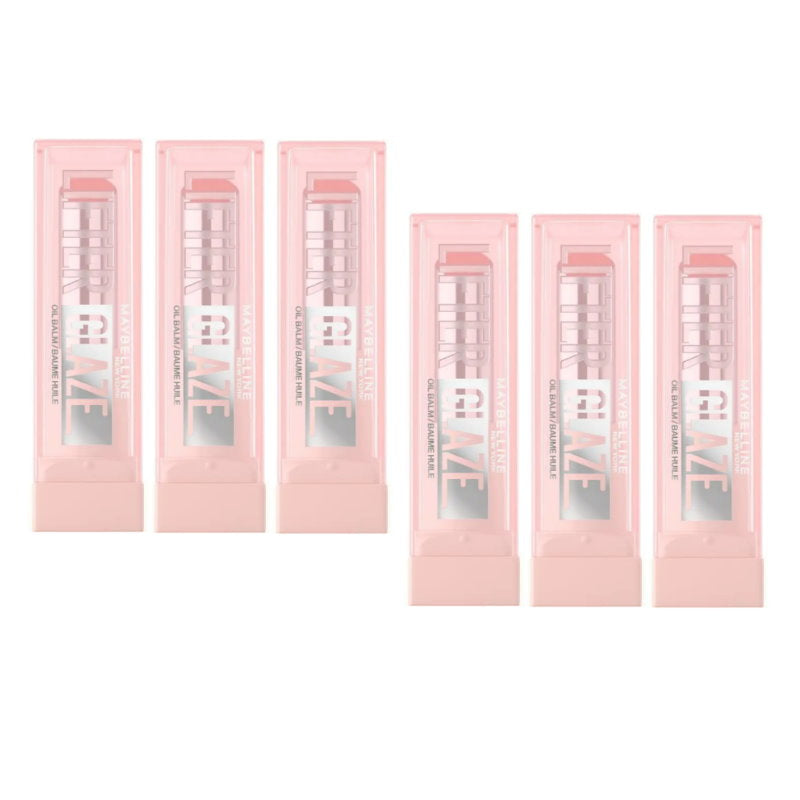6x Maybelline Lifter Glaze Lip Balm 006 Caramel Glow