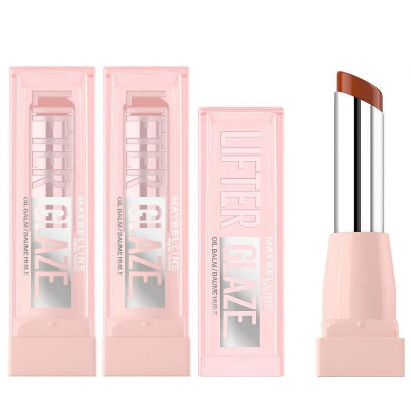 3x Maybelline Lifter Glaze Lip Balm 009 Latte Crush