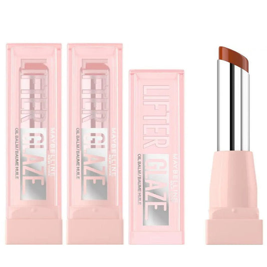 3x Maybelline Lifter Glaze Lip Balm 009 Latte Crush