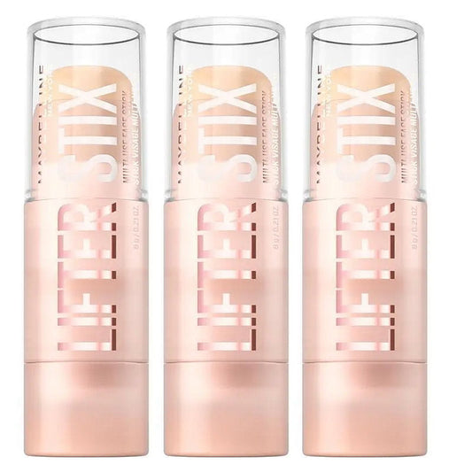 3x Maybelline Lifter Stix Multi Use Face Stick Foundation Contour Highlight 05 6g
