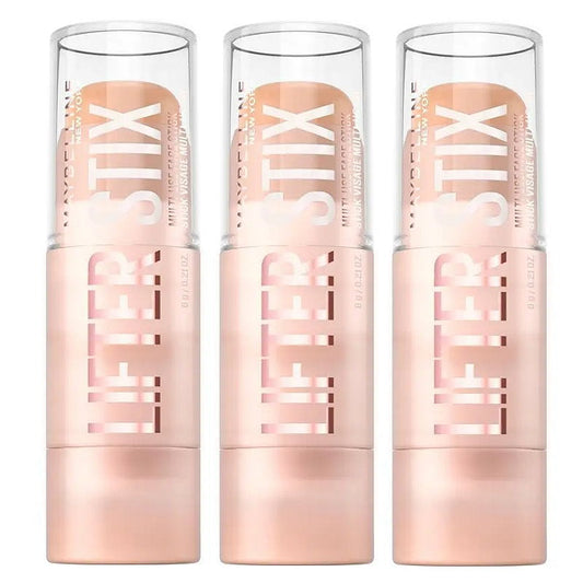 3x Maybelline Lifter Stix Multi Use Face Stick Foundation Contour Highlight 20 6g