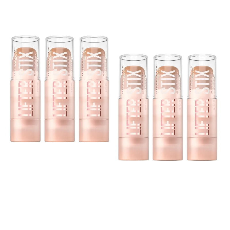 6x Maybelline Lifter Stix Multi Use Face Stick Foundation Contour Highlight 45 6g
