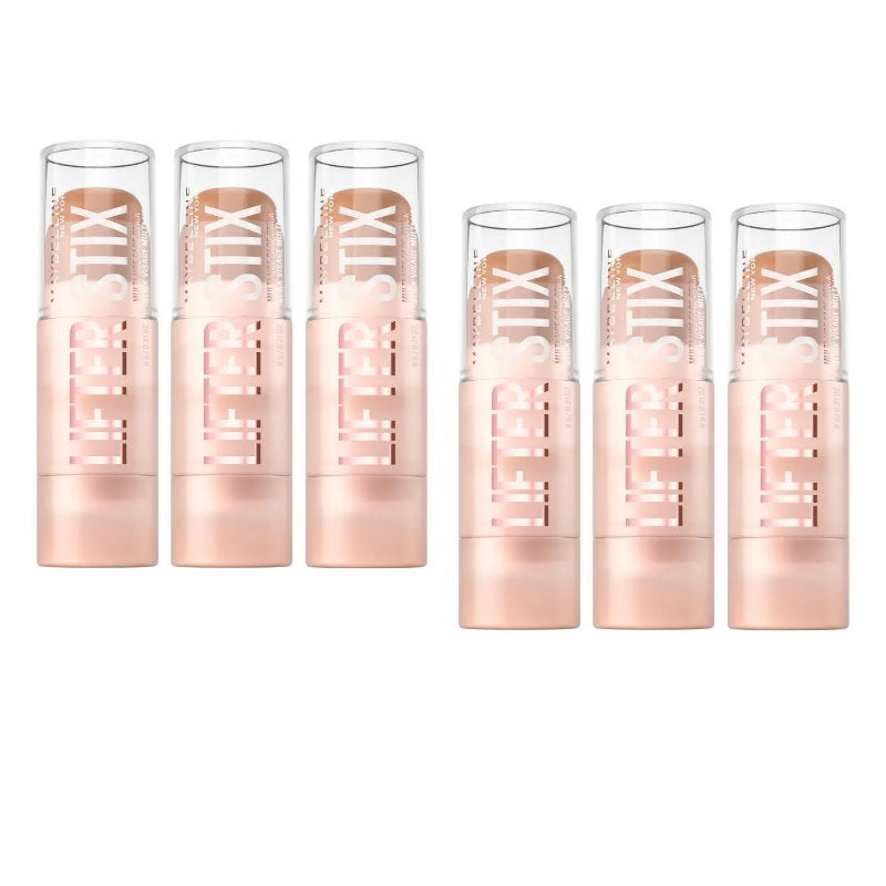 6x Maybelline Lifter Stix Multi Use Face Stick Foundation Contour Highlight 55 6g