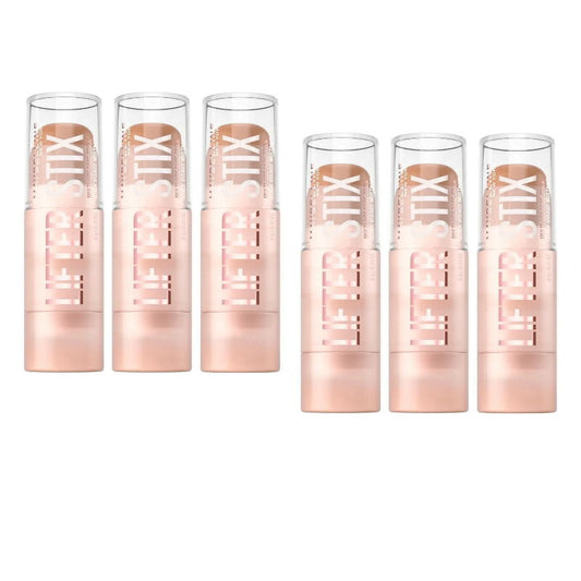 6x Maybelline Lifter Stix Multi Use Face Stick Foundation Contour Highlight 55 6g