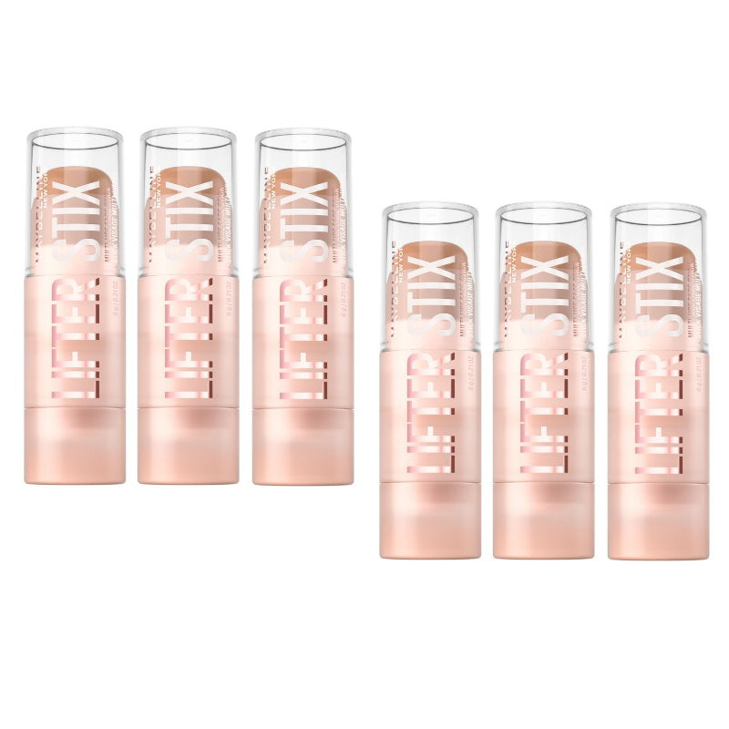 6x Maybelline Lifter Stix Multi Use Face Stick Foundation Contour Highlight 65 6g