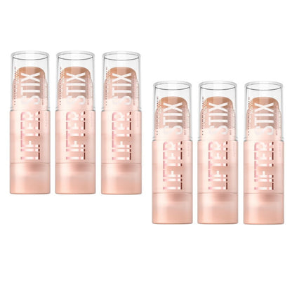 6x Maybelline Lifter Stix Multi Use Face Stick Foundation Contour Highlight 65 6g