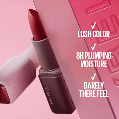 3x Maybelline Moisturising Serum Lipstick 001 Crop Top Matte