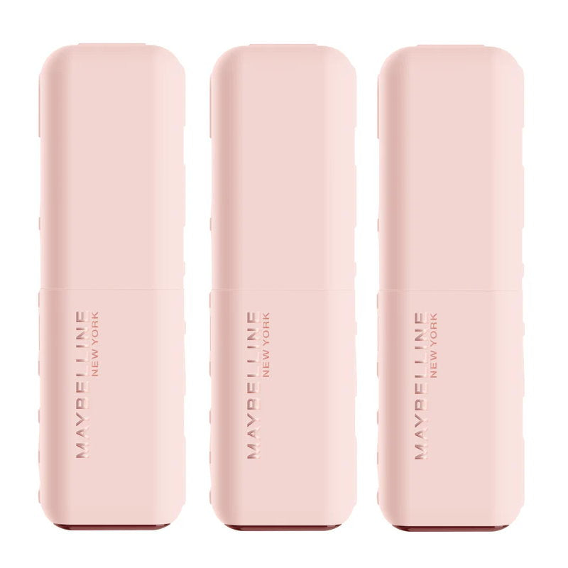 3x Maybelline Moisturising Serum Lipstick 104 Maybe It's Intense Satin