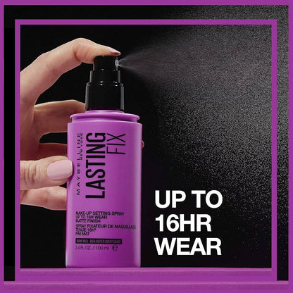 3x Maybelline Lasting Fix Makeup Setting Spray Matte Finish 100ml