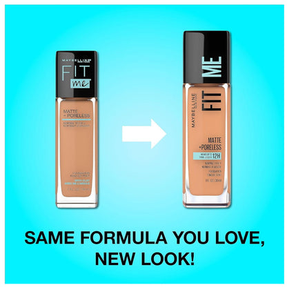 Maybelline Fit Me Matte Poreless Mattifying Liquid Foundation 30ml 110 Porcelain