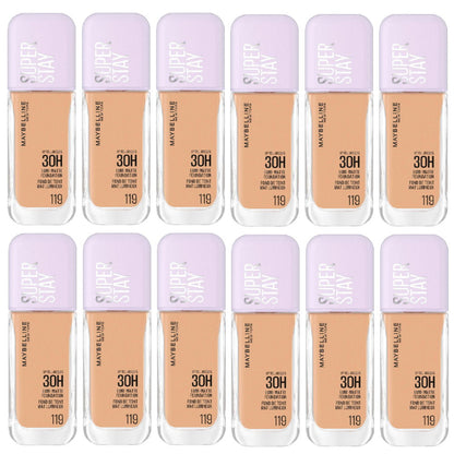 12x Maybelline Superstay Lumi Matte Foundation 35ml 119