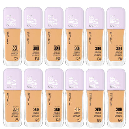 12x Maybelline Superstay Lumi Matte Foundation 35ml 128