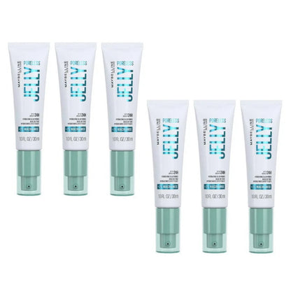 6x Maybelline Poreless Jelly Hydrating Blur Primer 30ml