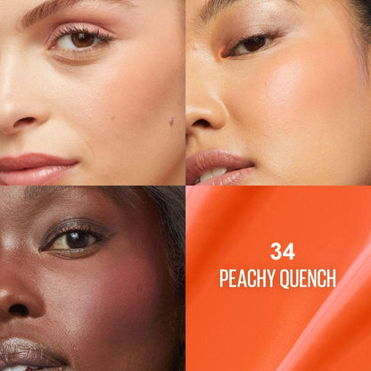 3x Maybelline Sunkisser Matte Blush 34 Peachy Quench 4.7ml