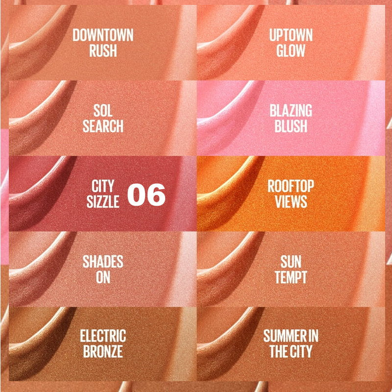 Maybelline Sunkisser Blush 4.7ml 06 City Sizzle
