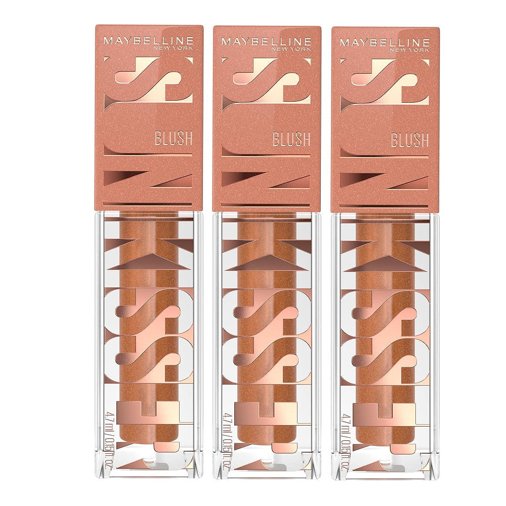 3x Maybelline Sunkisser Blush 4.7ml 11 Electric Bronze