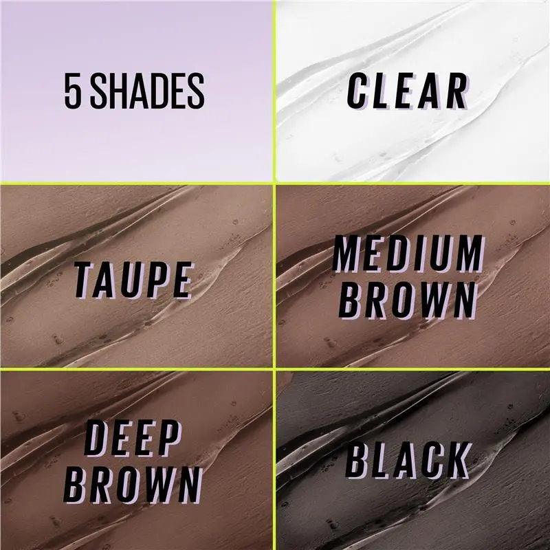 3x Maybelline Super Lock Tinted Brow Glue 253 Taupe 7ml